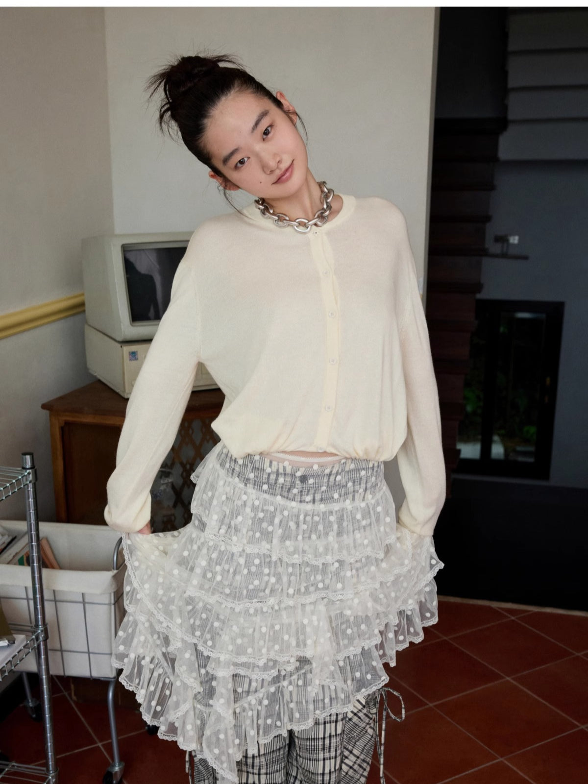 1JINN STUDIO Wool Knit Cardigan - CHINASQUAD