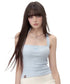 Embroidered Bow Shoulder Strap Slimming Camisole - CHINASQUAD