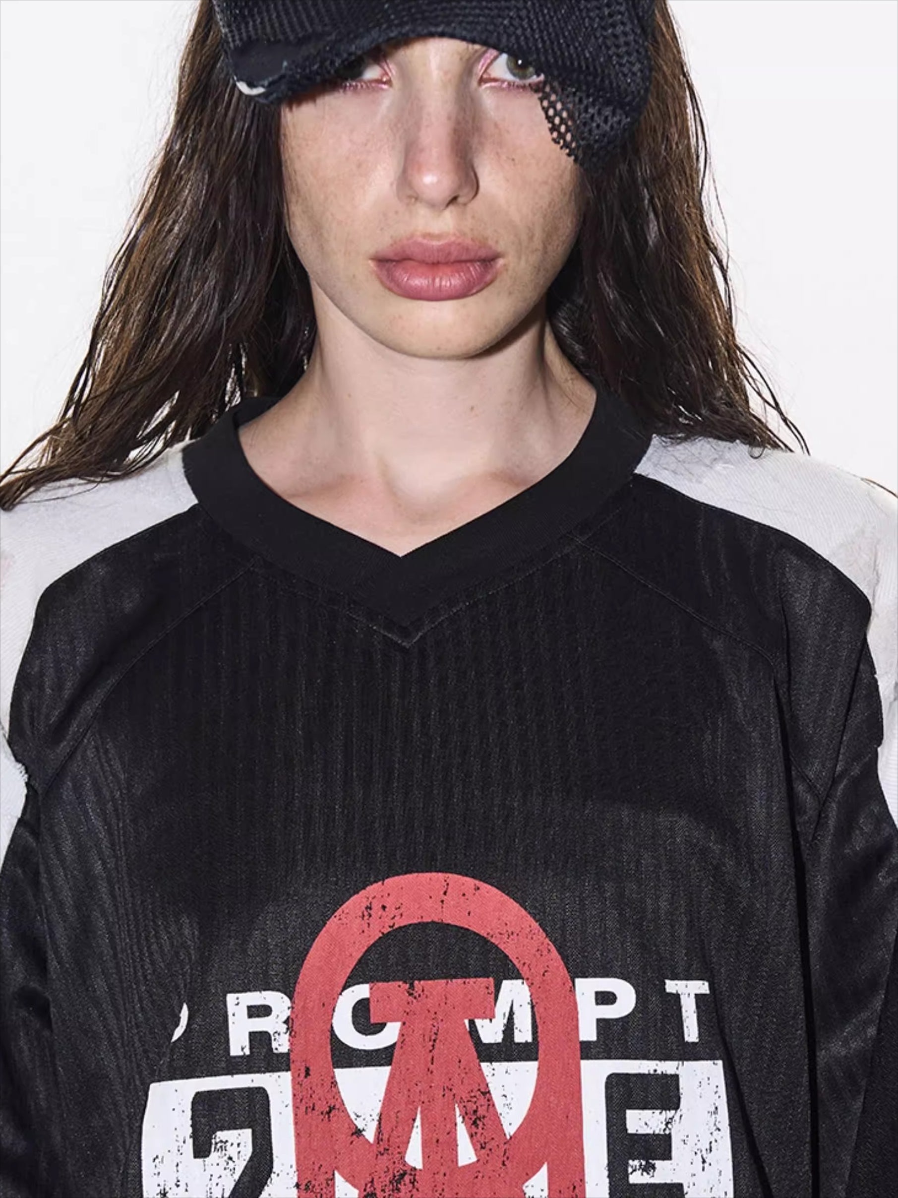 EXITMODE Textured Layered Sports Jersey Tee