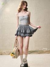 Flower Embroidered Lace Waist Skirt - CHINASQUAD