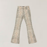 COMPASS Classic Storm Denim Flare Pants - CHINASQUAD