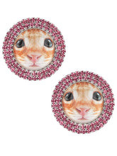 Cat & Dog Gem-Studded Animal Earrings - CHINASQUAD