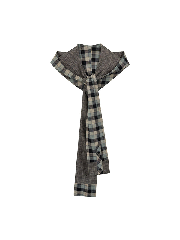 Blue & Black Checkered Mini Skirt - CHINASQUAD