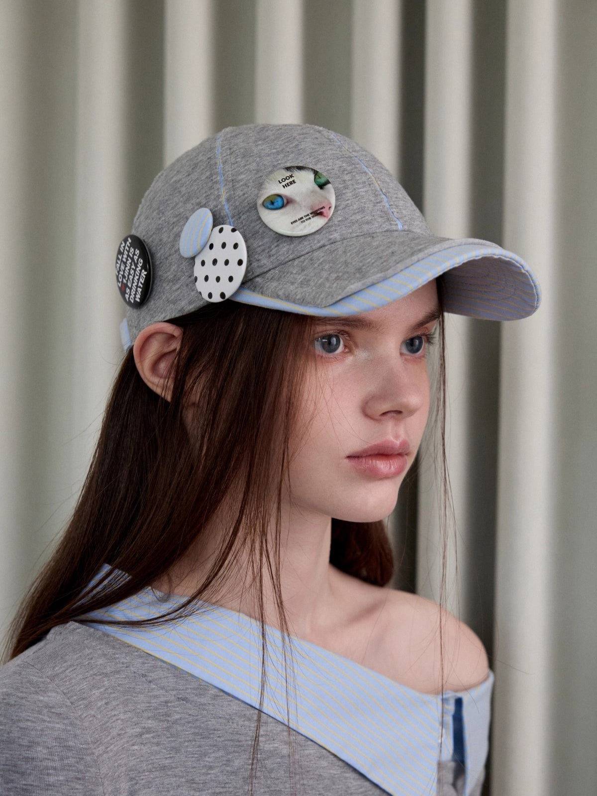 Plaid Patch Baseball Cap - CHINASQUAD