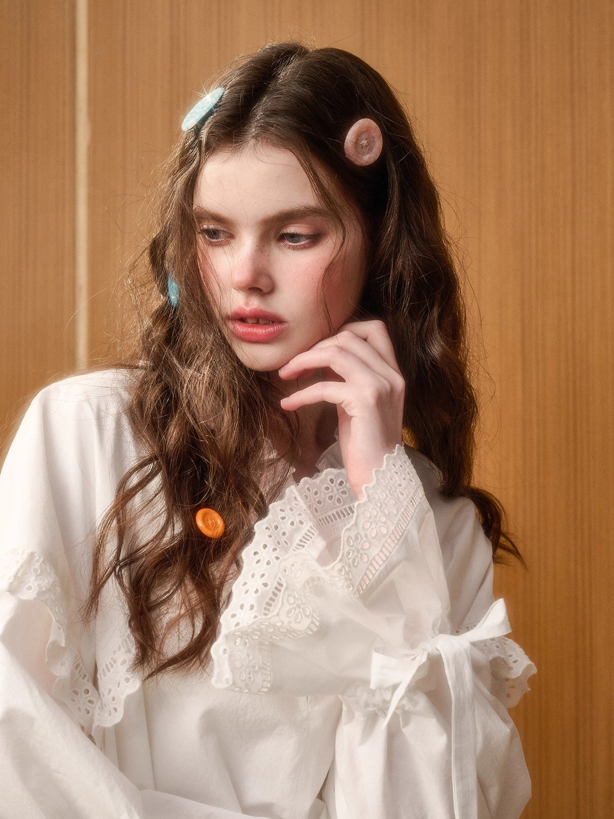 Soft Cloud Organic Cotton Embroidered Dress