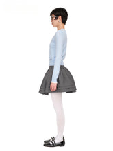 Blue & Pink Ruffled Cuff Knit Crewnecks - CHINASQUAD