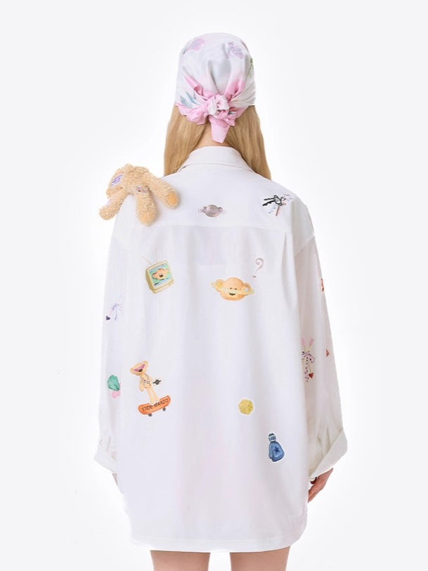 Bear Patch Longline Shirt