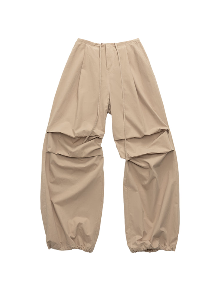 Washed - Distressed Balloon Work Pants - CHINASQUAD
