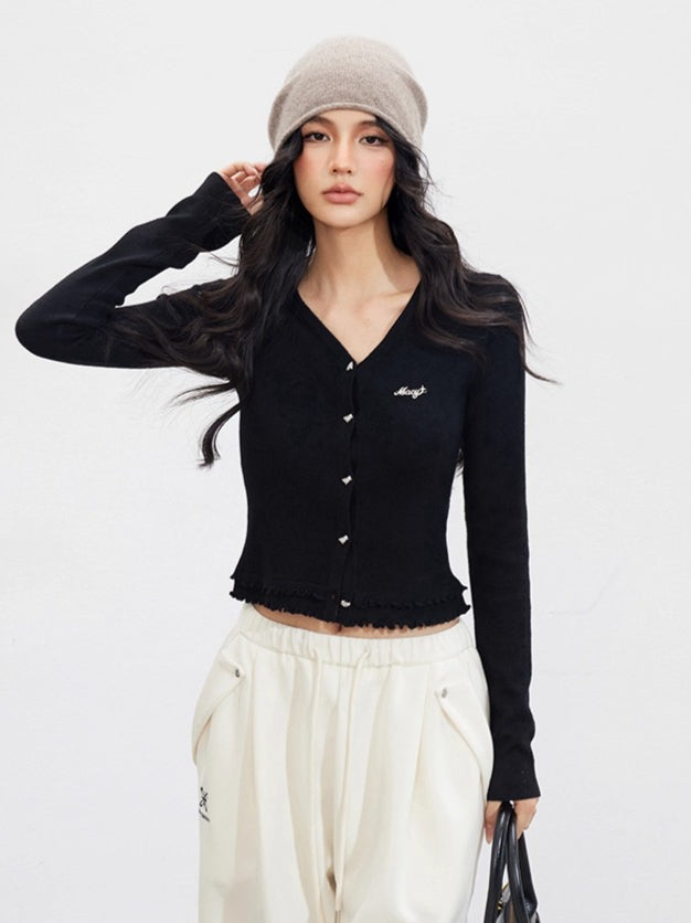Lace Hollow Knit Cardigan