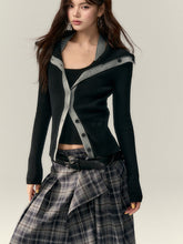 Asymmetrical Plaid Midi Skirt - CHINASQUAD