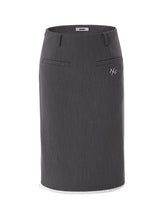Smart Grey Pencil Skirt - CHINASQUAD