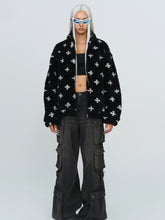 Black Garden Fleece Jacket - CHINASQUAD