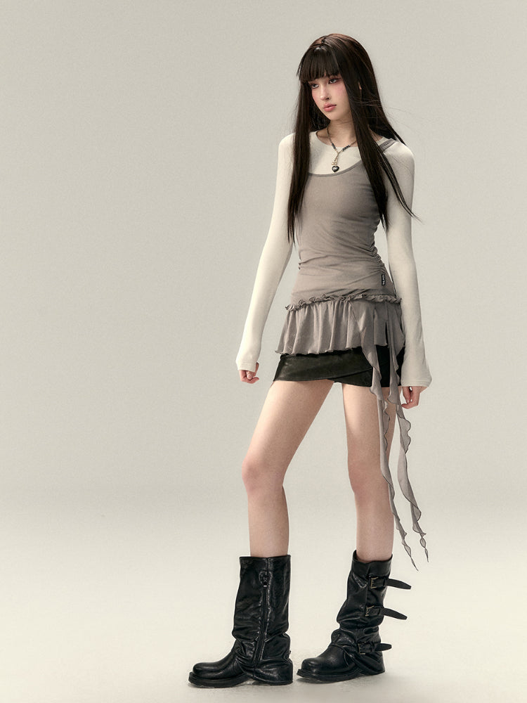 Sash Fit-and-Flare Camisole - CHINASQUAD