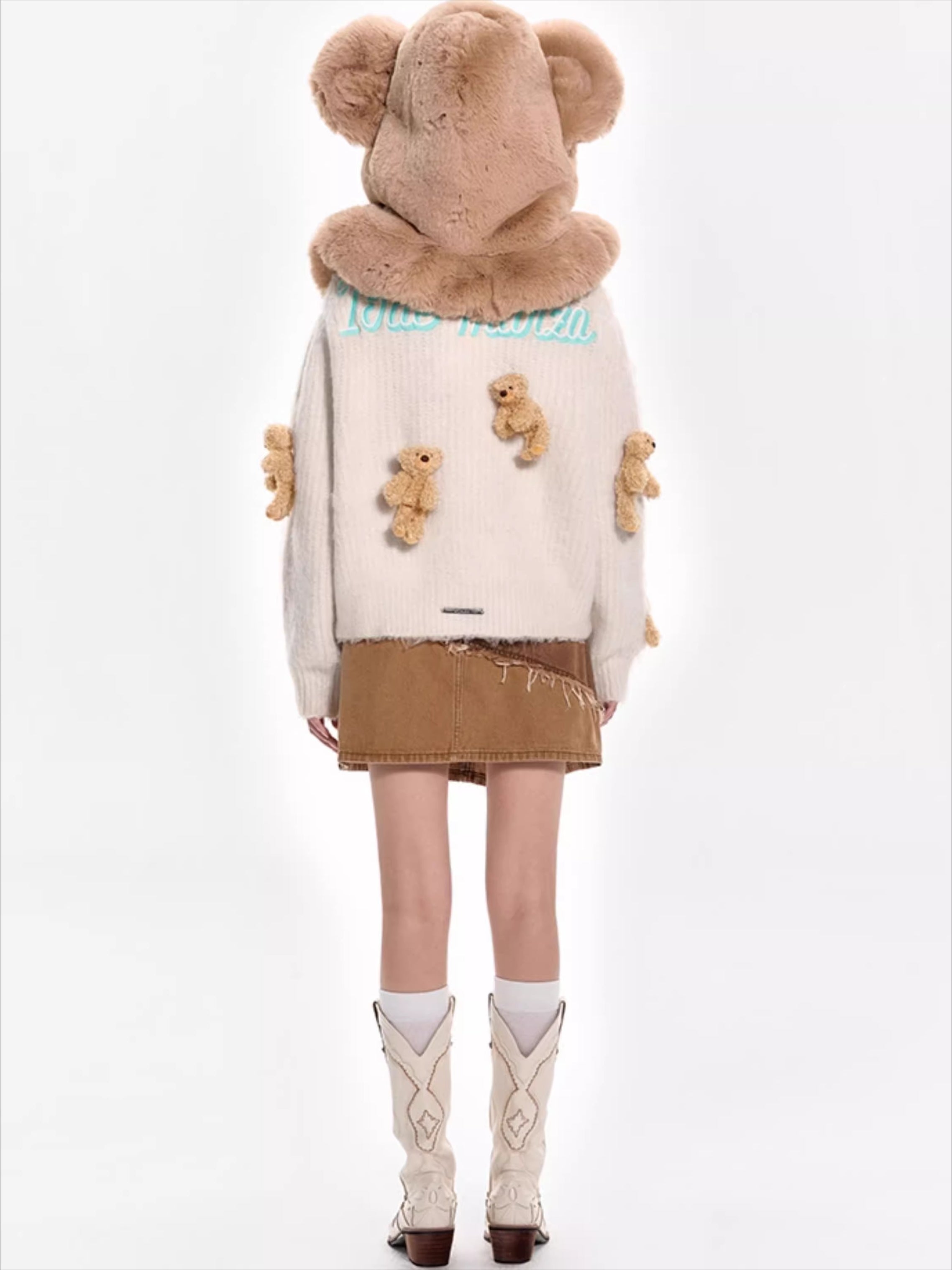 Faux Fur Balaclava Hood