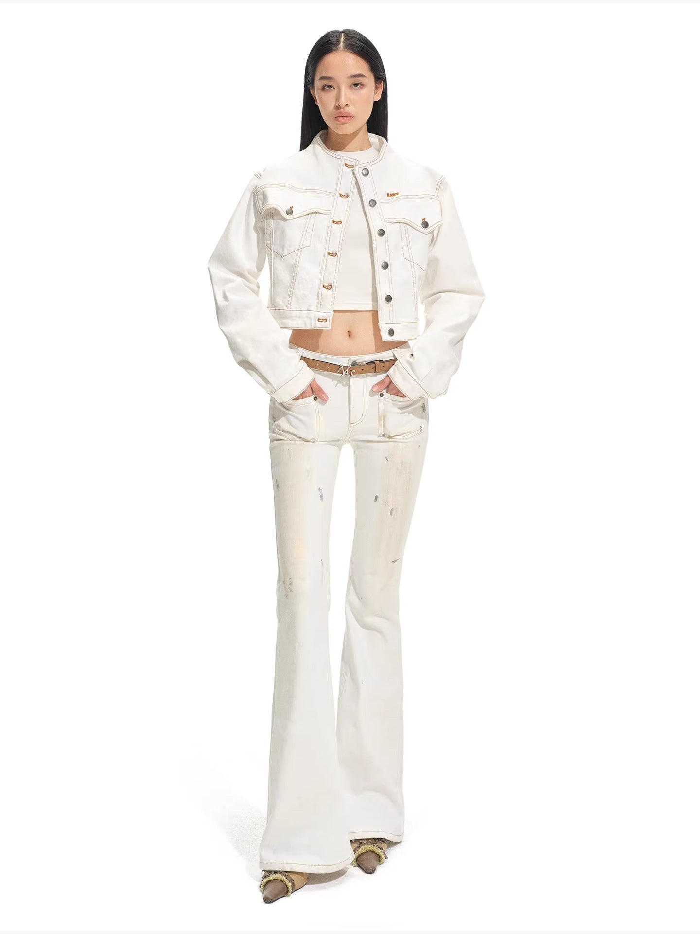 Mountain Cat Short Denim Jacket