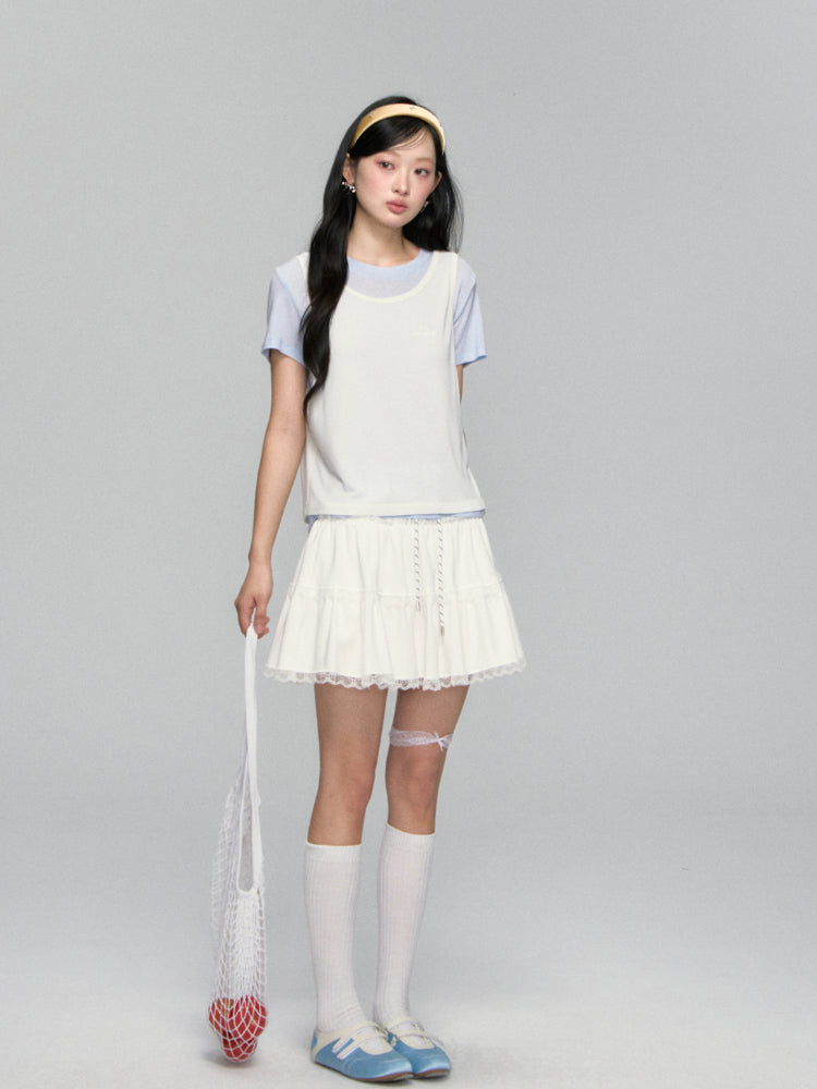 Round-neck Short-sleeve Vest - CHINASQUAD