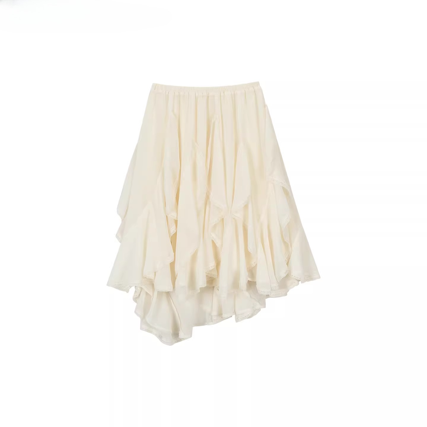Asymmetric Flowing Chiffon Vacation Skirt