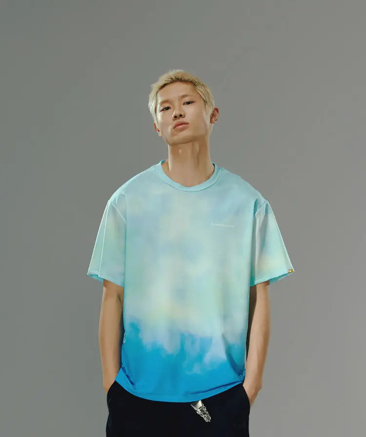 Gradient Crew Neck T-Shirt - CHINASQUAD