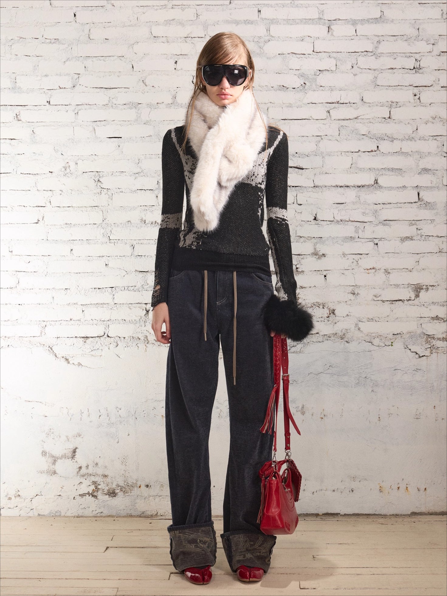 PlushTouch Winter Faux Fur Scarf