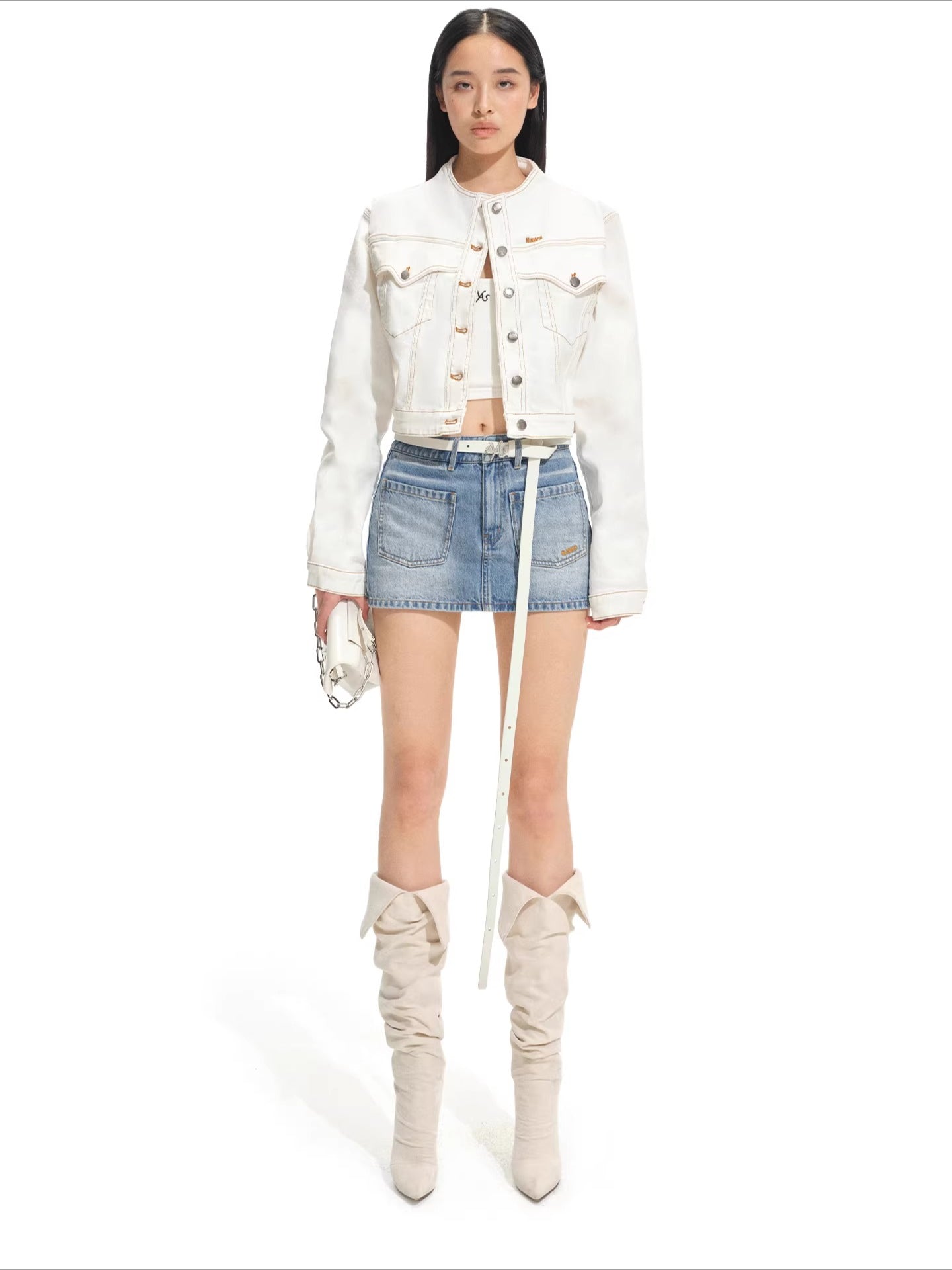 Mountain Cat Short Denim Jacket