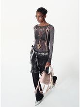 Lace Mesh Layered T-shirt - CHINASQUAD