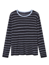 Retro Stripe Versatile Knit T-Shirt - CHINASQUAD