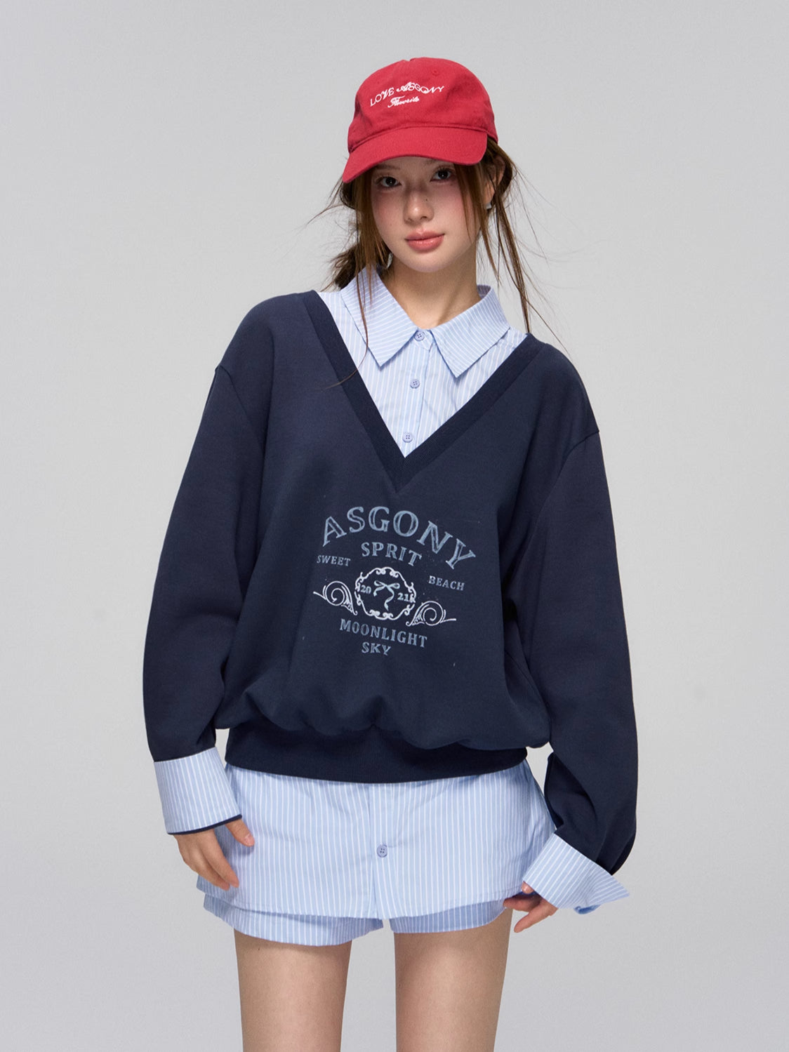 Embroidered Vintage Red Baseball Cap - CHINASQUAD