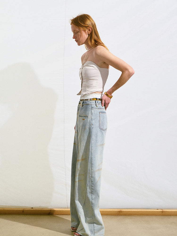 One-Strap Slim Fit Bustier Cami - CHINASQUAD