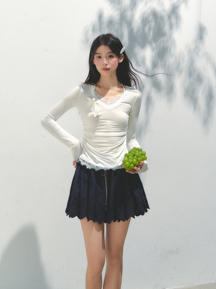 Sun Protection 3D Lace T-shirt