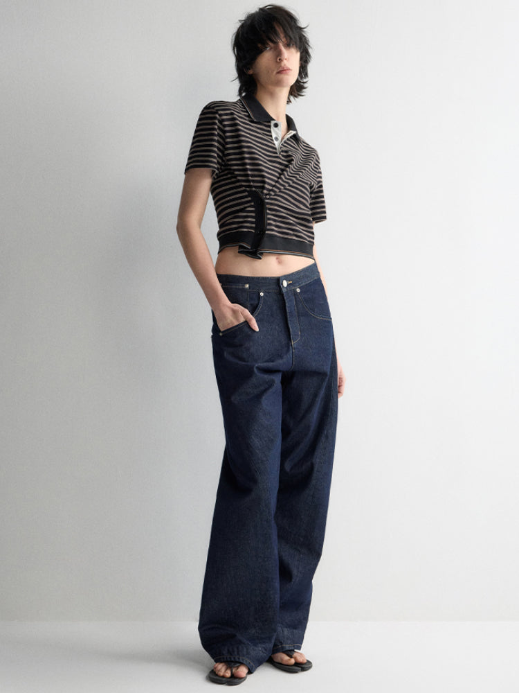 Striped Short-Sleeve T-shirt - CHINASQUAD