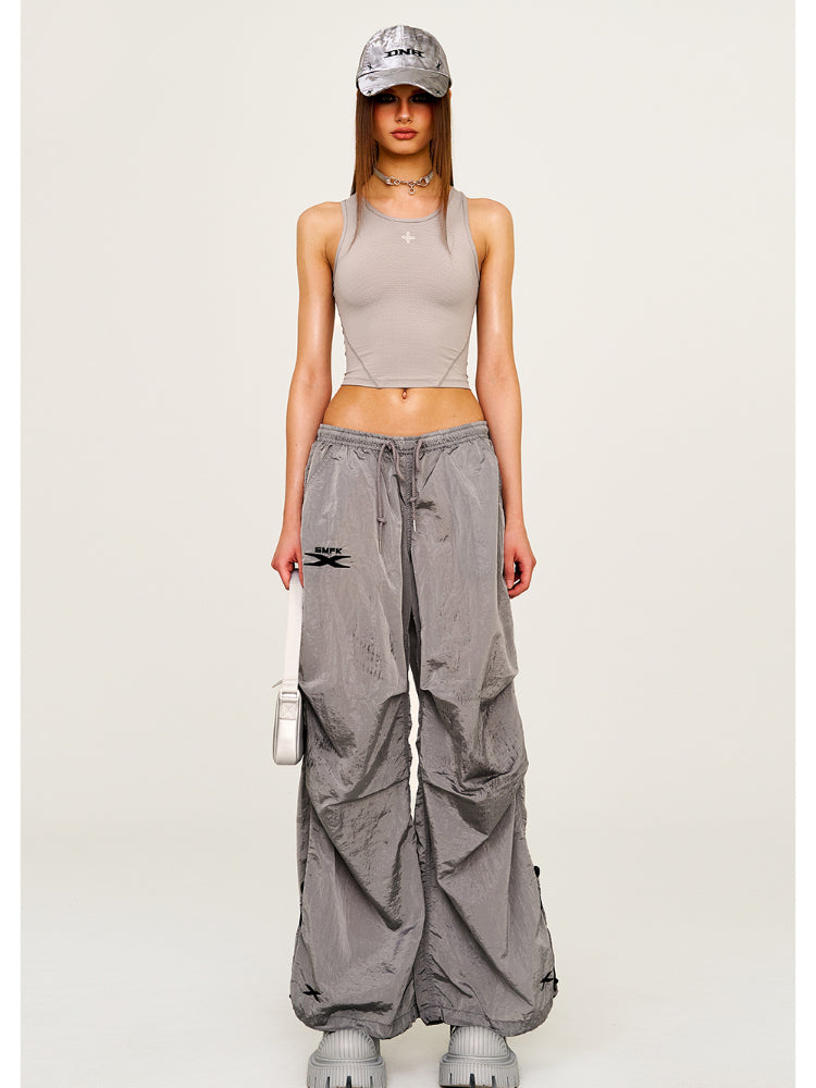 Mesh Quick Dry Waist Cinching Short Sling