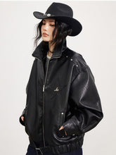 Zipper Moto Leather Jacket - CHINASQUAD