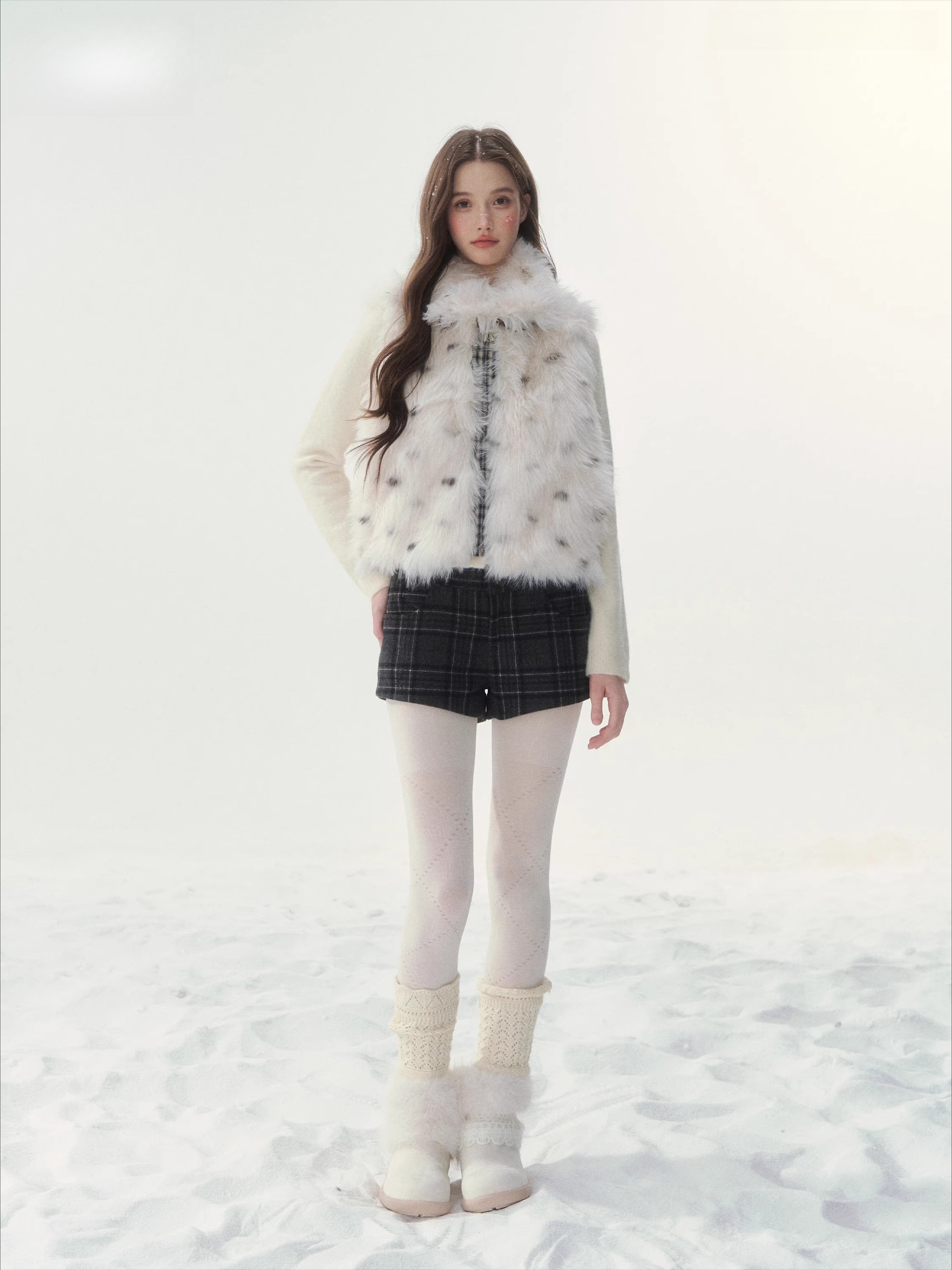 Reversible Fashion Faux Fur Jacket
