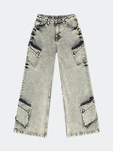Wild Mustang Multi-pocket Denim Pants - CHINASQUAD