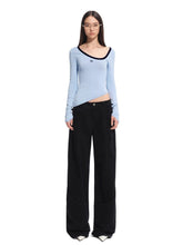 Washed Distressed Large Pockets Wide-Leg Pants - CHINASQUAD