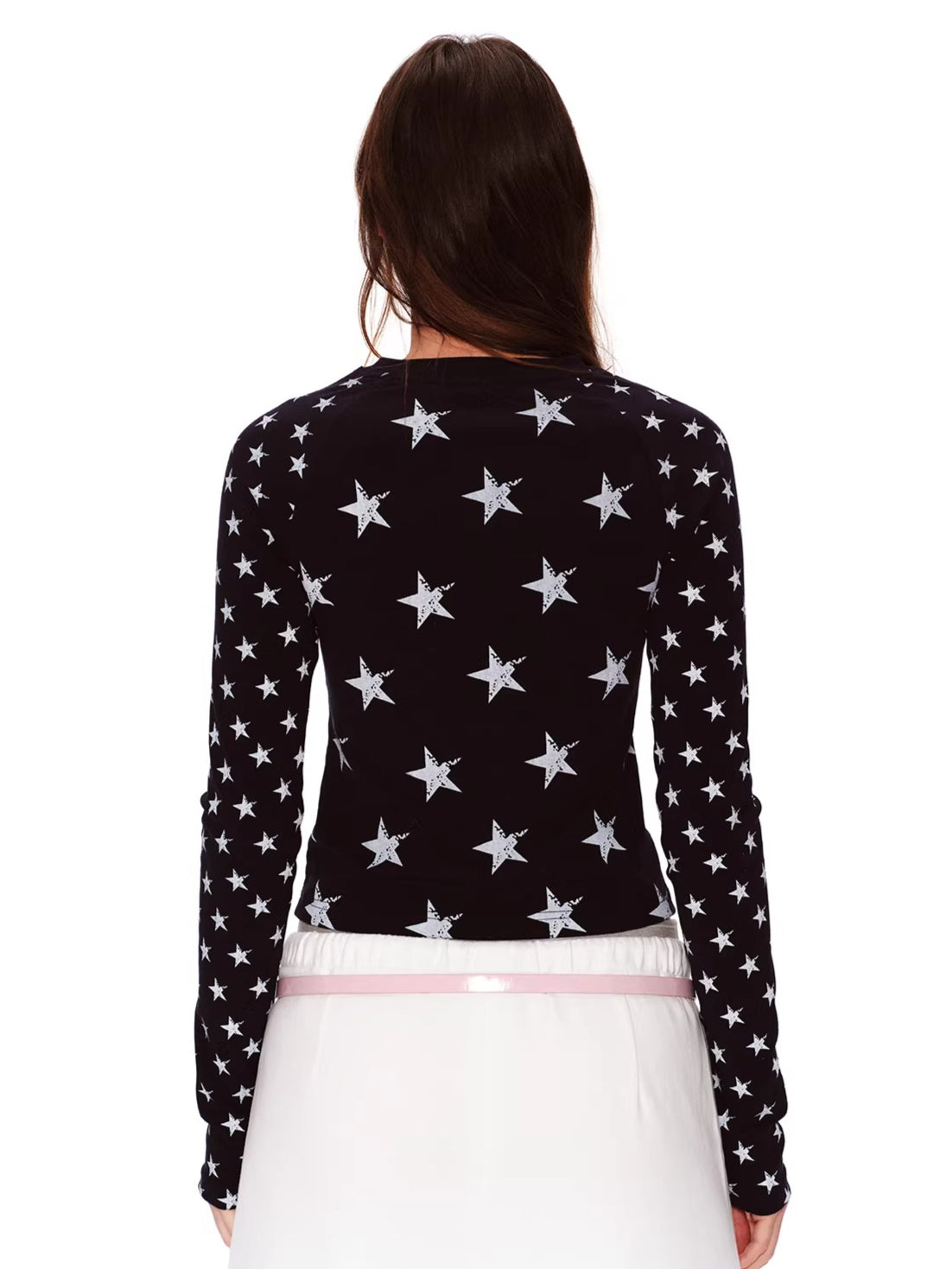 Vintage Distressed Raglan Long Sleeve T-Shirt