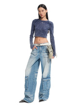 "Feria Series" Volcano Washed Cropped T-shirt - CHINASQUAD