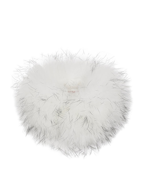 Raccoon & Rabbit Fur Double-Sided Scarf - CHINASQUAD