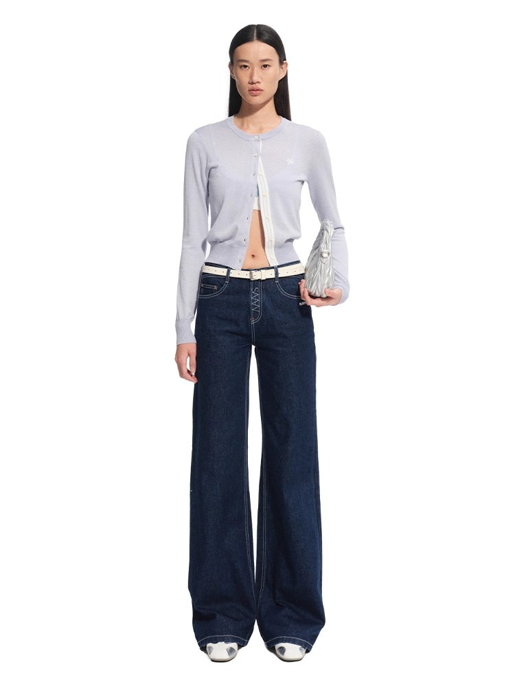 +5CM N4 Pro Raw Denim Mid-waist Jeans - CHINASQUAD