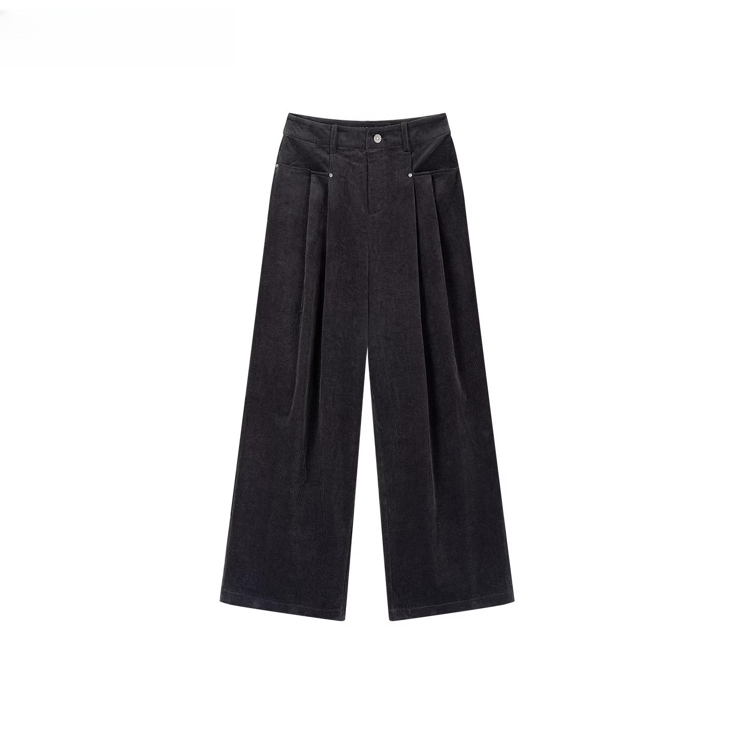 Corduroy Pleated Relaxed Trousers