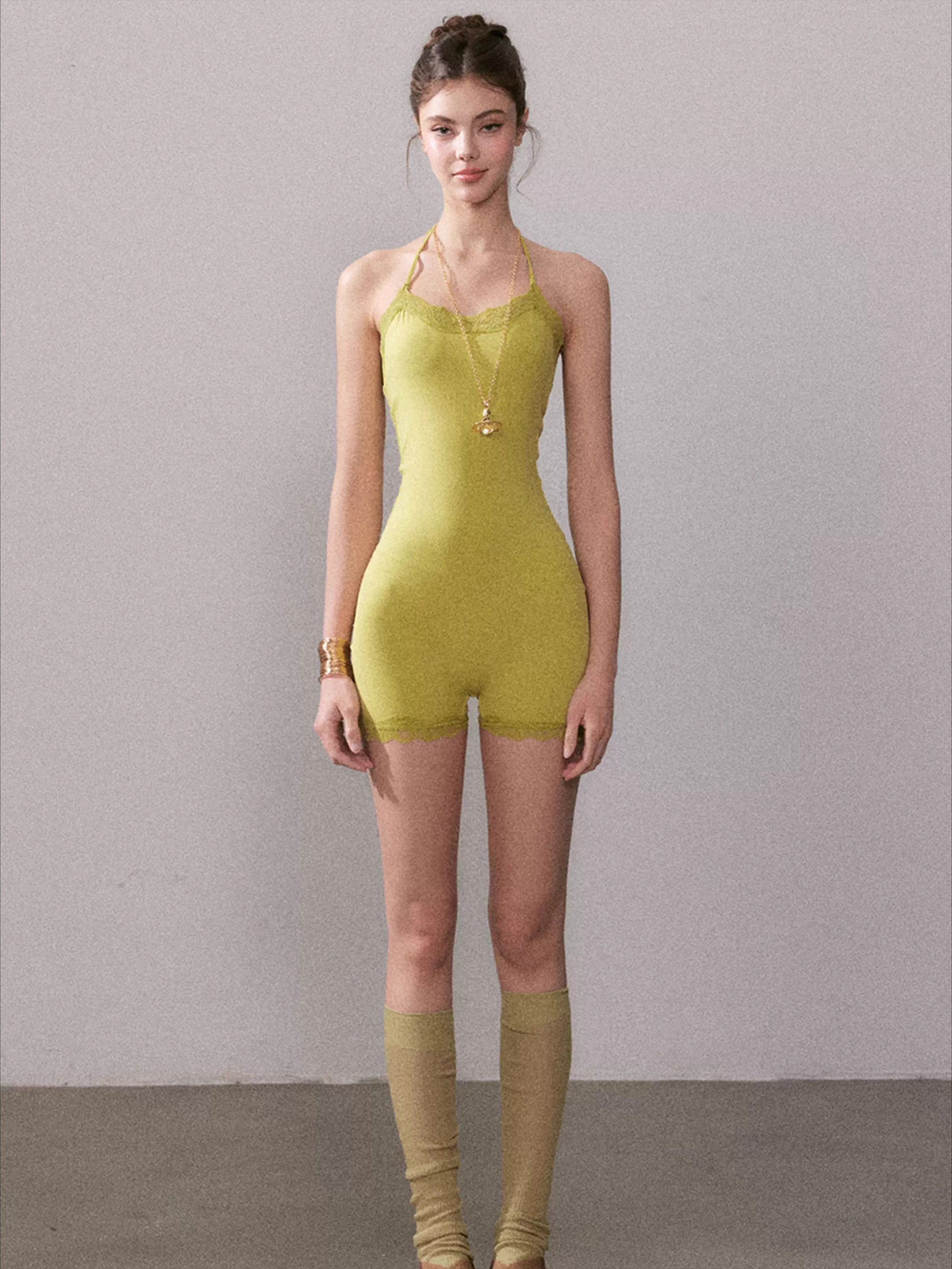 Green Grape Dream Seamless Yoga Jumpsuit