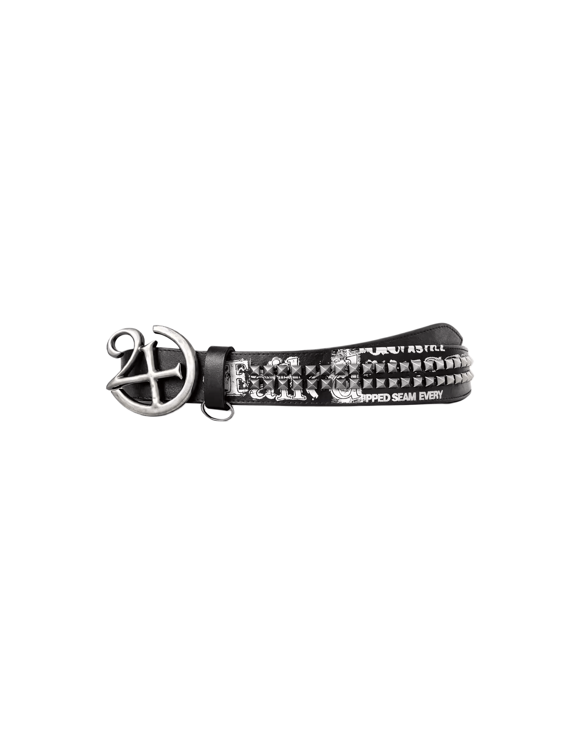 Punk Studded Leather Belt