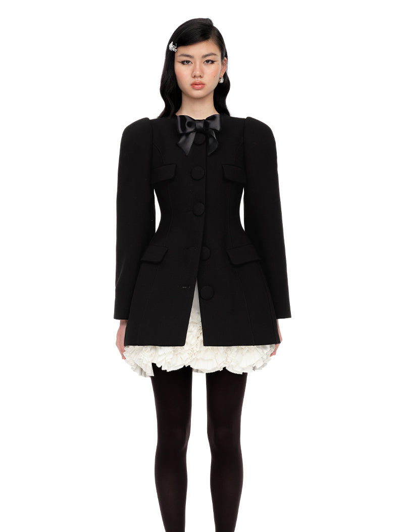 Wool Blend Belted Jacket - CHINASQUAD