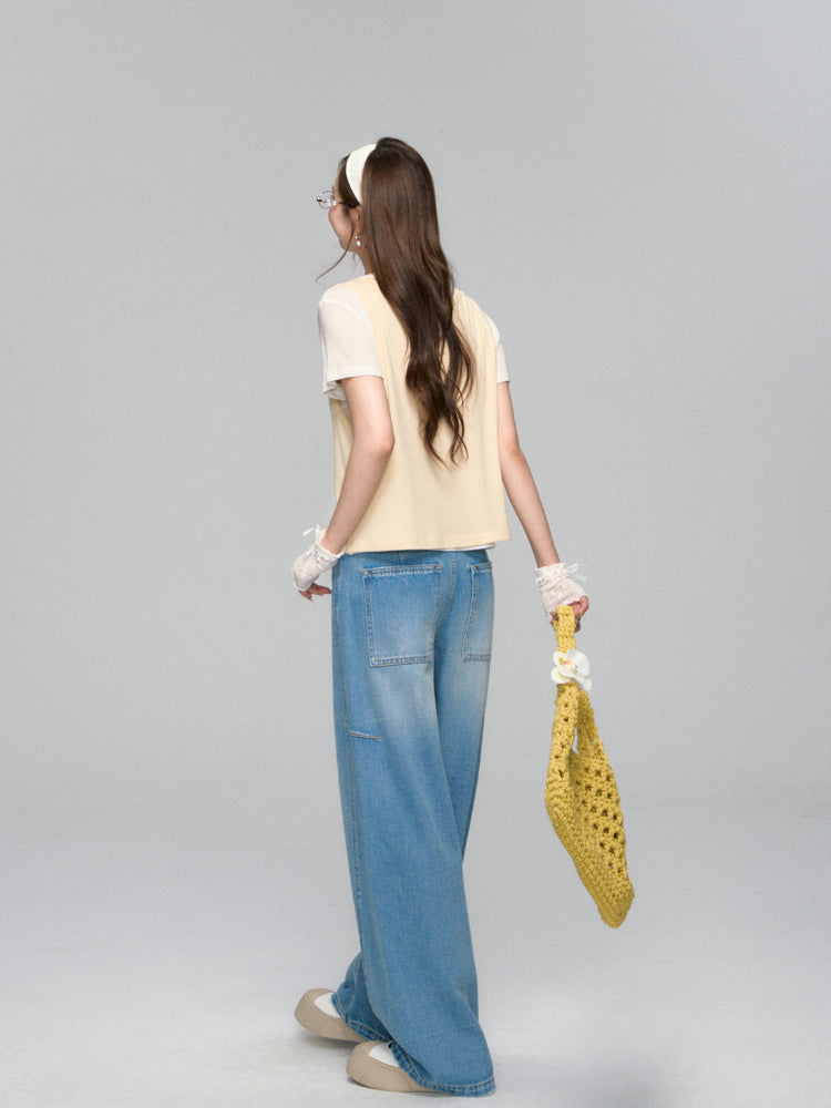Round-neck Short-sleeve Vest - CHINASQUAD