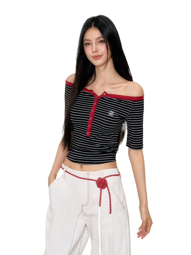 Lyocell Wool Color-Block Crewneck - CHINASQUAD