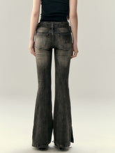 Stretch Slim Fit Flared Jeans - CHINASQUAD
