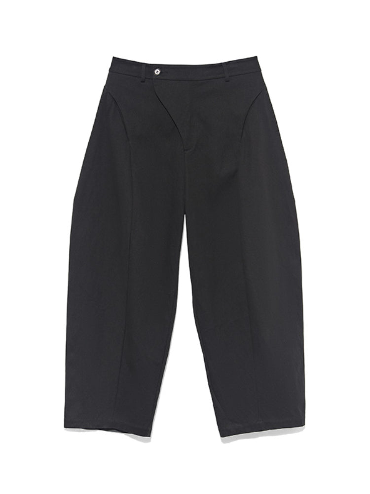 Black & Lime White Cocoon-Shaped Pants - CHINASQUAD