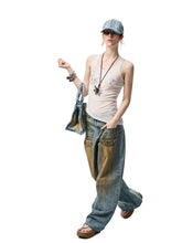 Mud-dyed Washed Jeans - CHINASQUAD