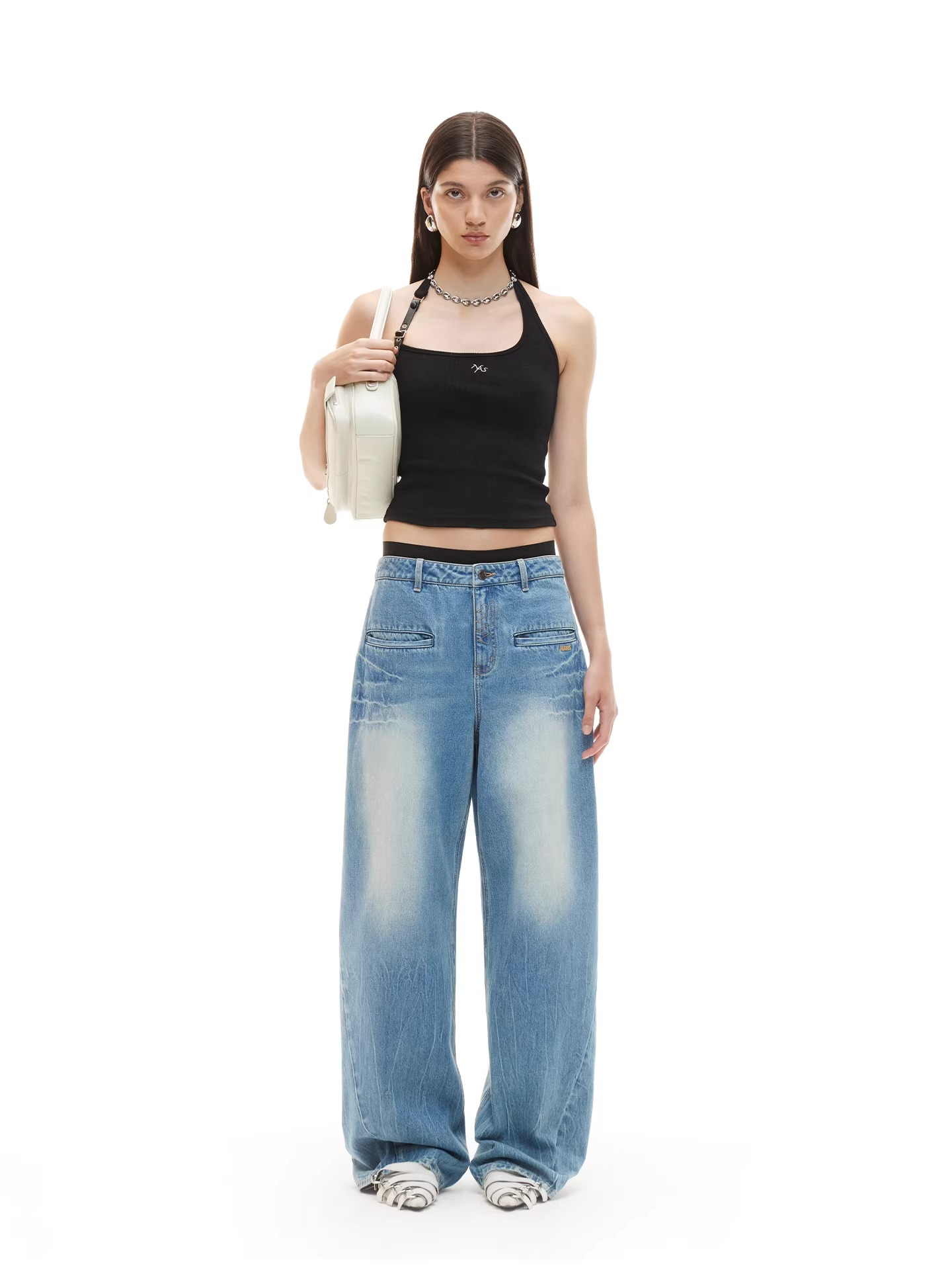 Equestrian Asymmetric Strap Fitted Top