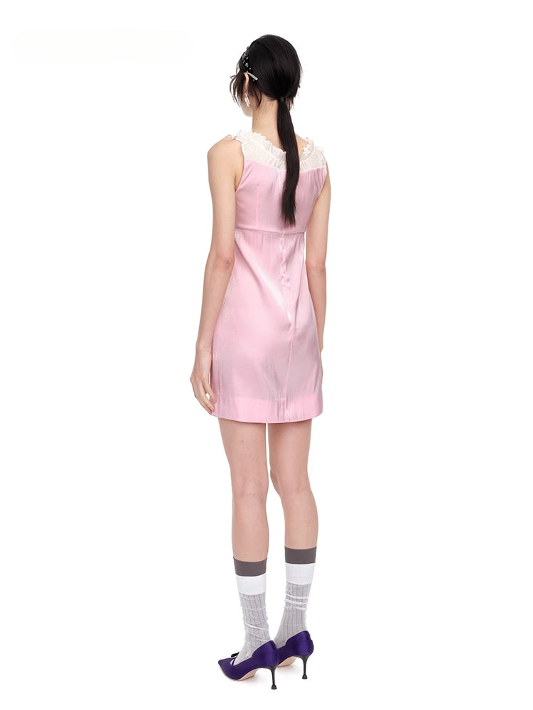 Spliced Strap Dress - CHINASQUAD